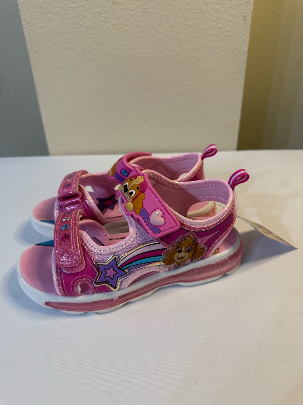 Paw Patrol Skye Girls Pink Sandals NWT  Size 12